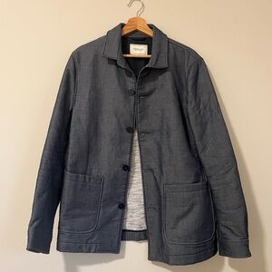 Frank & Oak Charcoal Shirt Jacket